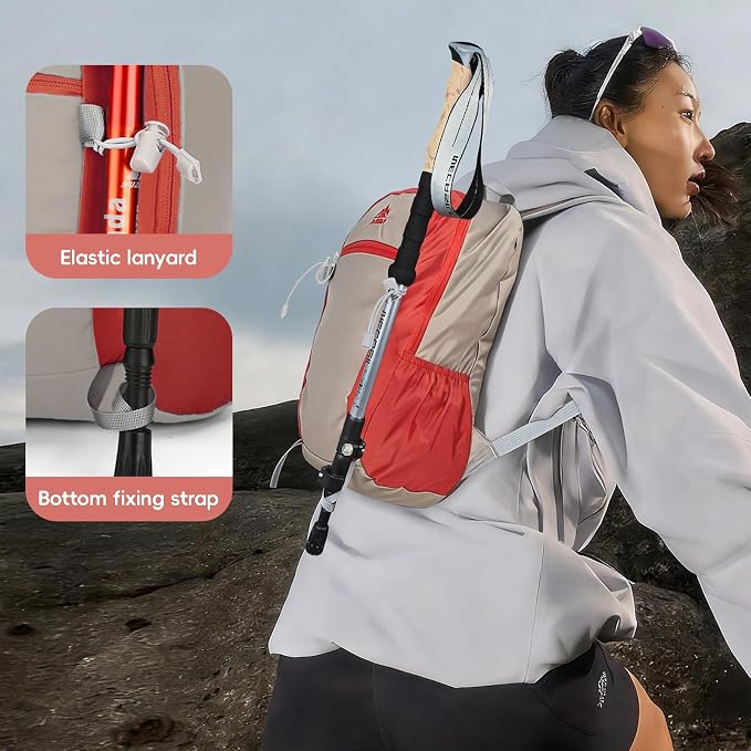 Seektop 20L Ultra Lightweight Small Hiking Backpack, Water-Resistant Packable - Image 7