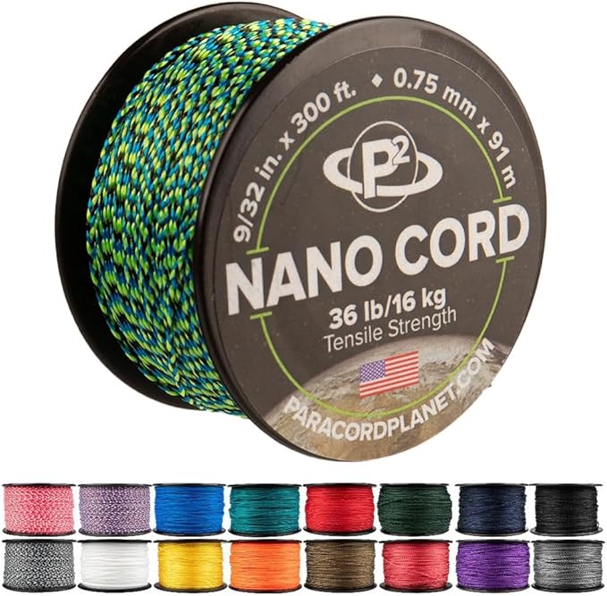 Paracord Planet Nano Cord –Lightweight Nylon Nano Paracord – Great by ParacordPlanet