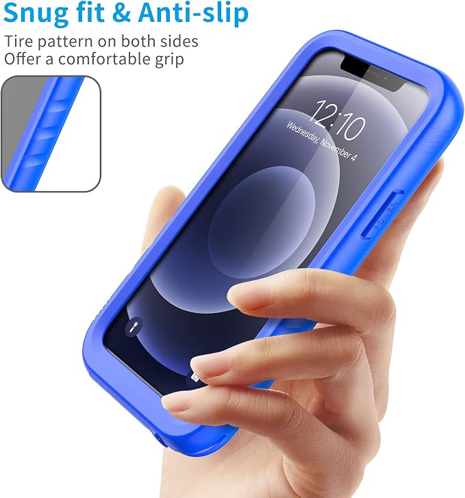 SPORTLINK for iPhone 12 Mini Waterproof Case, Full Body Shockproof Dustproof - Image 6