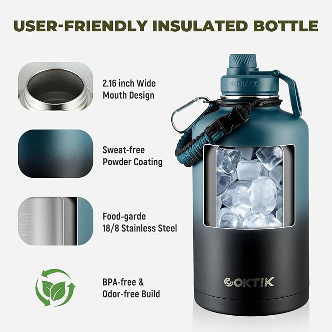 COKTIK 84oz Insulated Water Bottle - Image 2