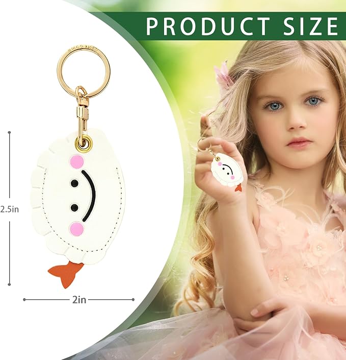 Leather Keychain Case Holder Compatible - Image 2