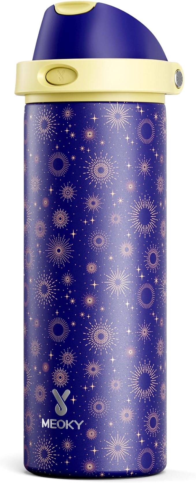 24 oz Insulated Water Bottle for Men: Meoky Stainless Steel Water Bottle by MEOKY