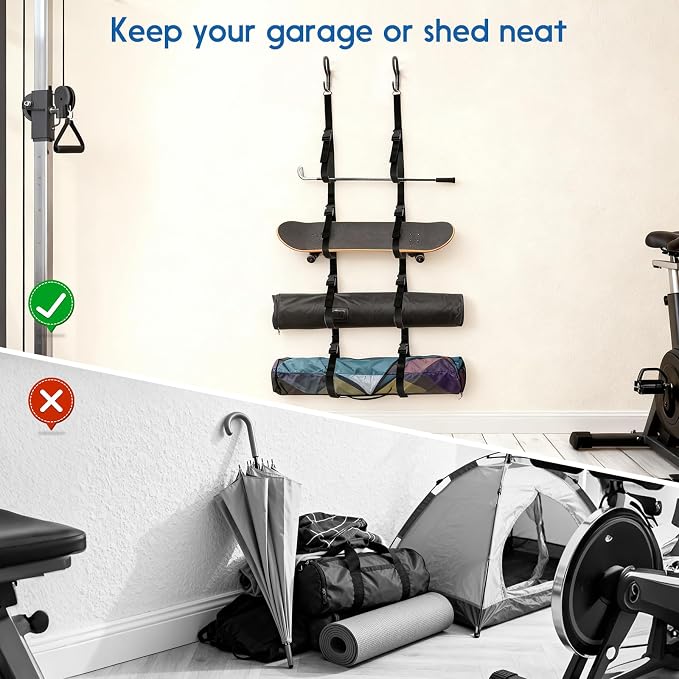 Camping Chair Wall Storage for Garage, Wall Storage Rack, Mounted Organizer - Image 6