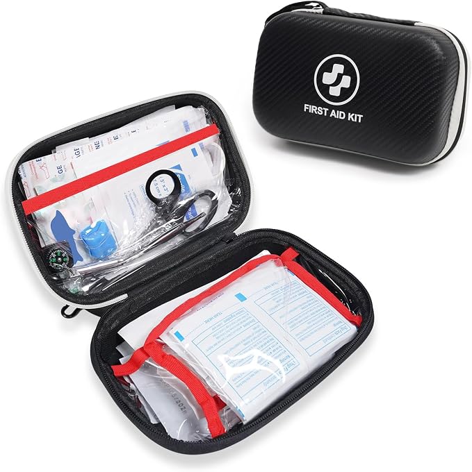 315 Piece Emergency Kit – Waterproof Hard Shell EVA First Aid Kit by watpyhd