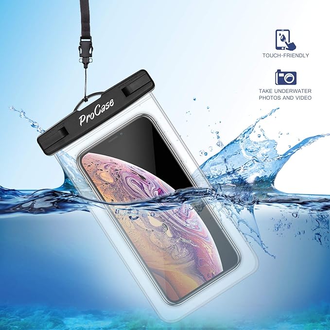 ProCase 6 Pack Waterproof Phone Pouch Dry Bag Underwater Case - Image 6
