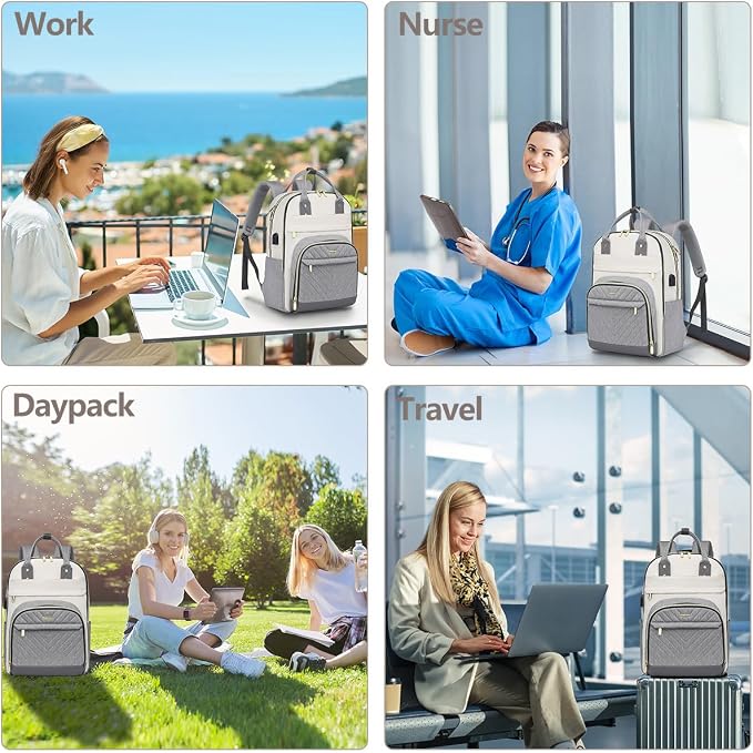 Laptop Backpack Women Work Bag - Image 7