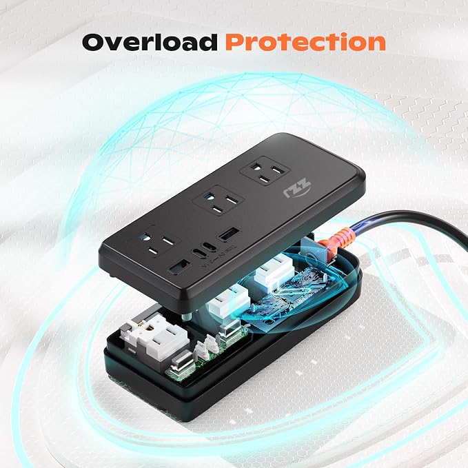 Outdoor Power Strip Weatherproof, IPX6 Waterproof Surge Protector - Image 5