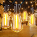 GPATIO Outdoor String Lights, 50FT ST38 Bulbs Shatterproof Patio Lights by AddforPatioMakeover