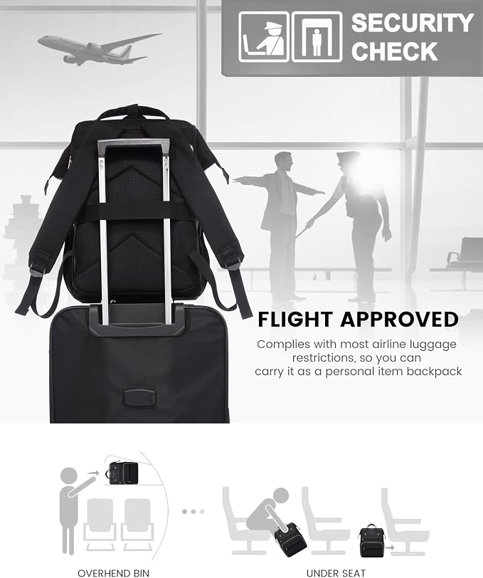 LOVEVOOK Laptop Backpack for Women, Travel - Image 5