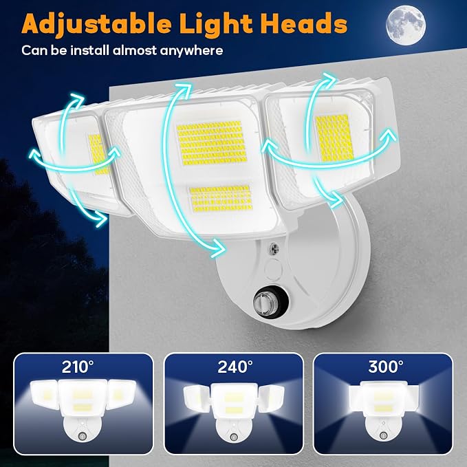 Abovizo 90W Dusk to Dawn Outdoor Light, 000LM 6500K LED Flood Lights Outdoor - Image 8
