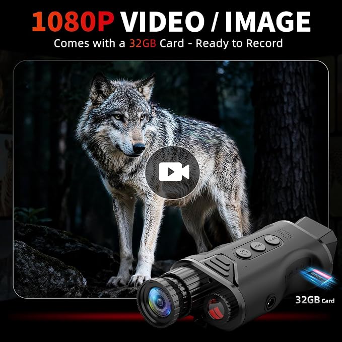 Night Vision Monocular, 2026 Upgraded Portable Handheld Scope - Image 6