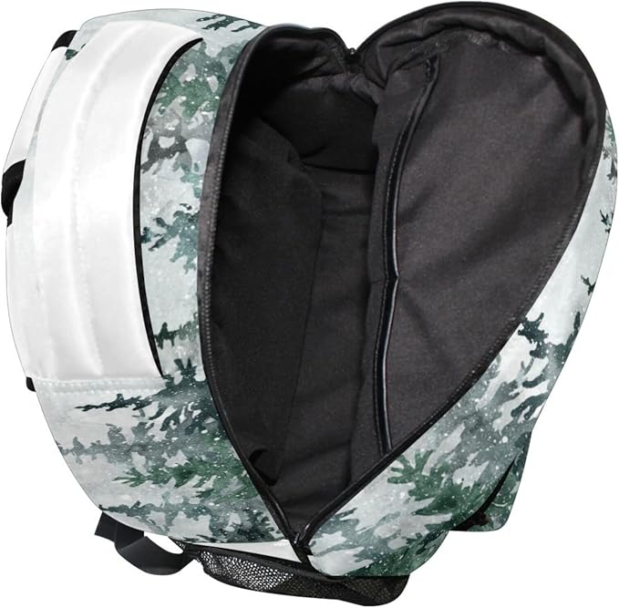 Winter Forest Kids Backpack Pinewood Tree School Backpacks Boys Girls Preschool - Image 7