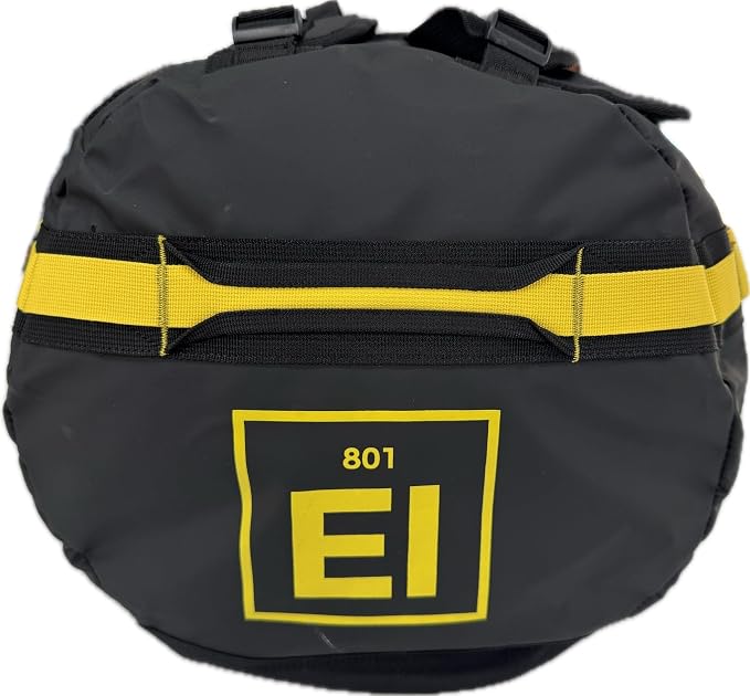 Element Equipment Trailhead Duffel Bag Shoulder Straps Waterproof Black/Yellow - Image 6