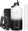 BUZIO 1 Gallon Water Bottle, 128oz Insulated Water Jug Double Walled Vacuum by BUZIO