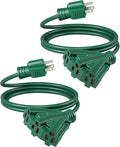 DEWENWILS 6FT Extension Cord, Weatherproof 16/3 SJTW Power Cable by DEWENWILS