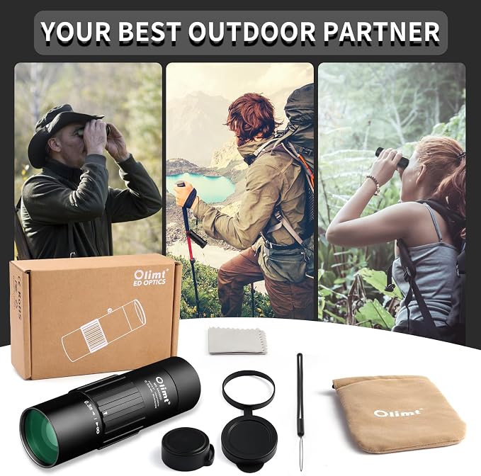 Olimt 8x25 Monocular Telescope, Mini Pocket Compact Small Size Portable - Image 7