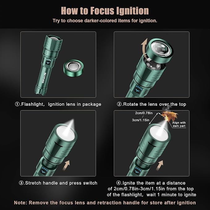 SKYFIRE LED Flashlights High Lumens - Image 7