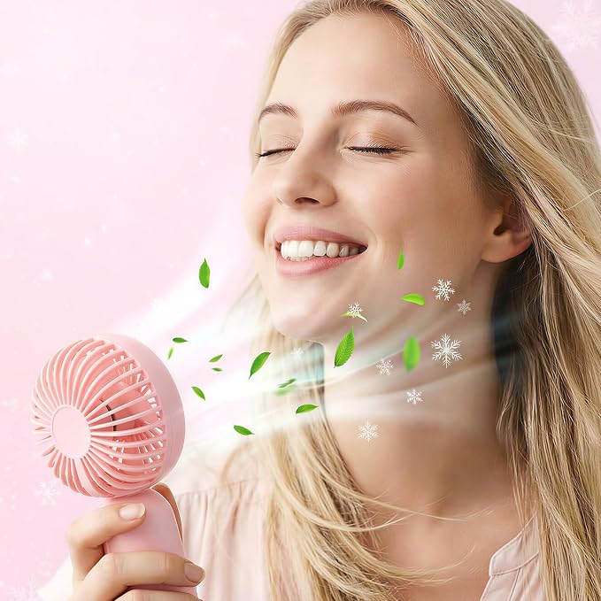 Rossesay 36 Pcs Mini Portable Fan Bulk Cute Handheld Lightweight Small Little - Image 4