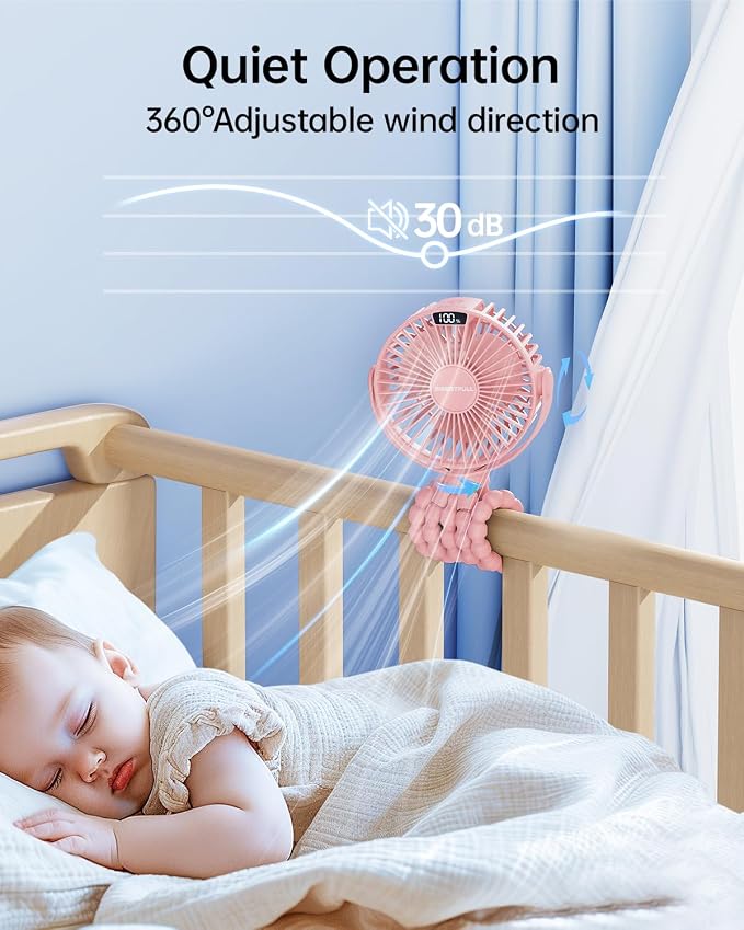 SWEETFULL Portable Stroller Fan - Image 5