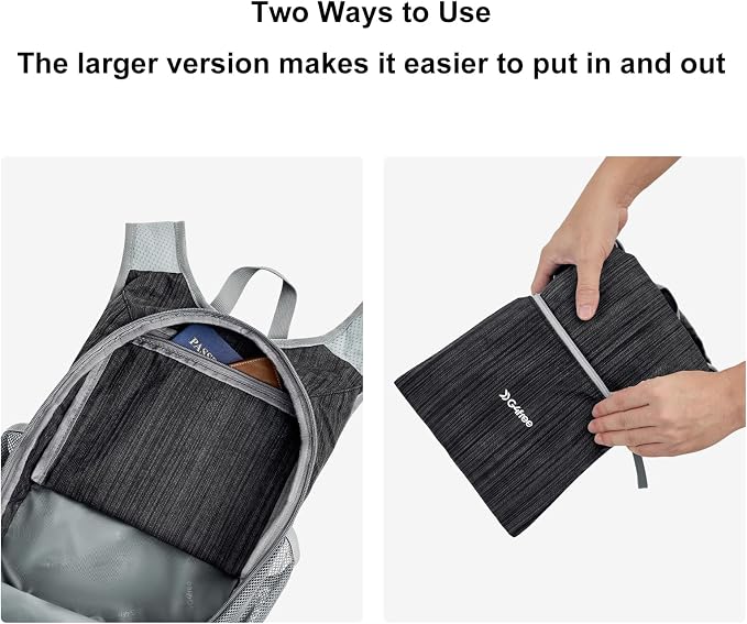 G4Free 15L Hiking Daypack Lightweight Travel Backpack Packable Outdoor Casual - Image 5