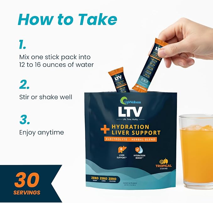 UpWellness LTV Liver Hydration Packets - Image 5