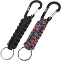 EOTW Paracord Keychain for Men Women Paracord Carabiner Backpack Keychain by EOTW