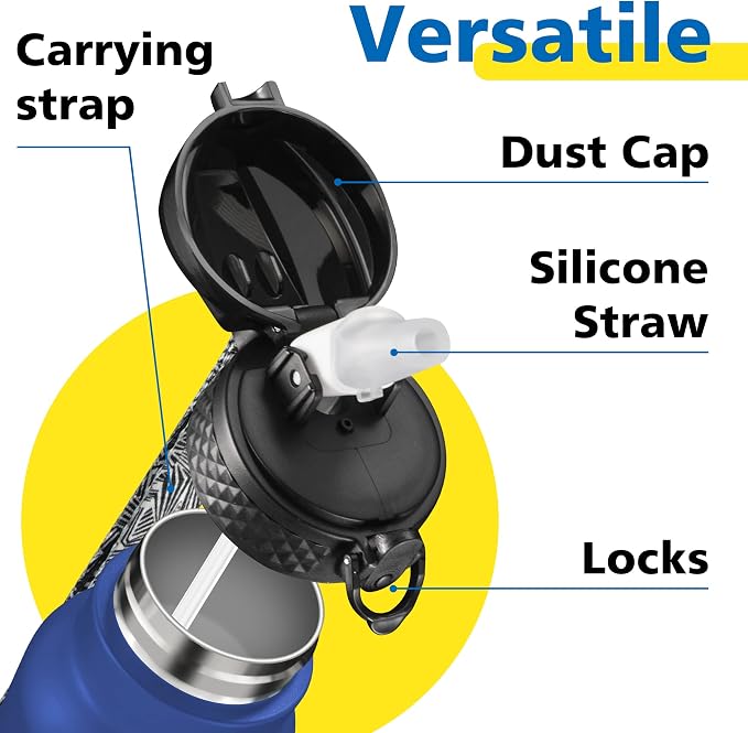 Han's Bottle Sports Water Bottle - 24 Oz - Image 3
