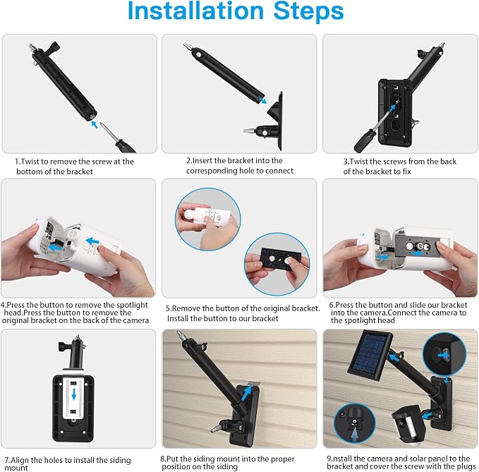 HOLACA Black Vinyl Siding Clips - Image 4