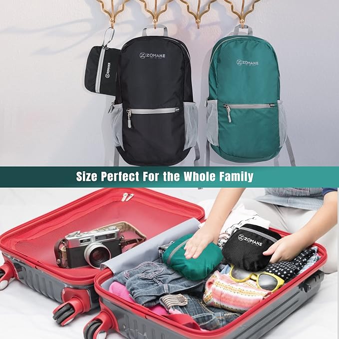 ZOMAKE Ultra Lightweight Hiking Backpack 20L, Packable Small Backpacks Water - Image 5