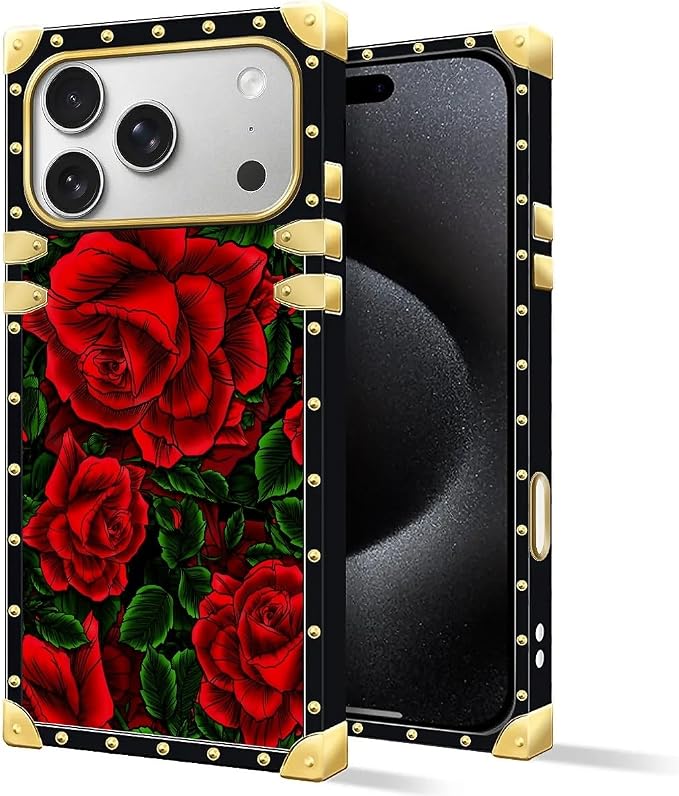 for iPhone 17 Pro Max Case Luxury Golden Decoration - Image 2