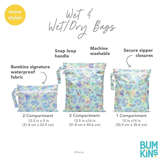 Bumkins Disney Waterproof Wet Dry Clutch Bag - Image 5