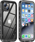 Design for iPhone 13 Case Waterproof, Full Body Underwater Dustproof Shockproof by Dewfoam