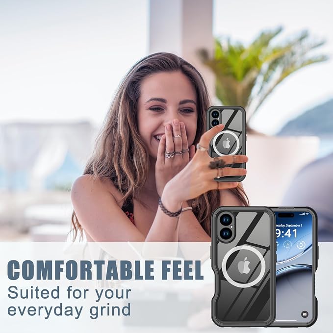 for iPhone 16 Case Waterproof, Full-Body Hard Case Built-in - Image 8