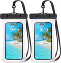 PEDVSTY Waterproof Phone Pouch 2 Pack, IPX8 Waterproof Phone Case by PEDVSTY