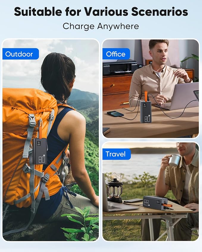 80000mAh Portable Charger Power Bank High Capacity, Fast Charging 30W PD USB C - Image 8