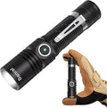 Rechargeable Tactical Flashlights, High Lumens Small Mini USB-C LED Flashlight by Banral