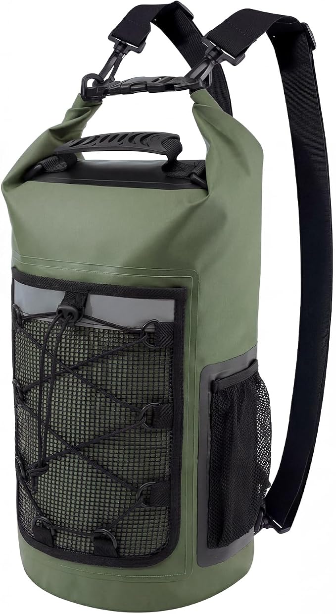 Pimoys Dry Bag, 25L Waterproof Backpack, Roll-Top Dry Bags Kayak, Outdoor by PimoysLivingNecessities