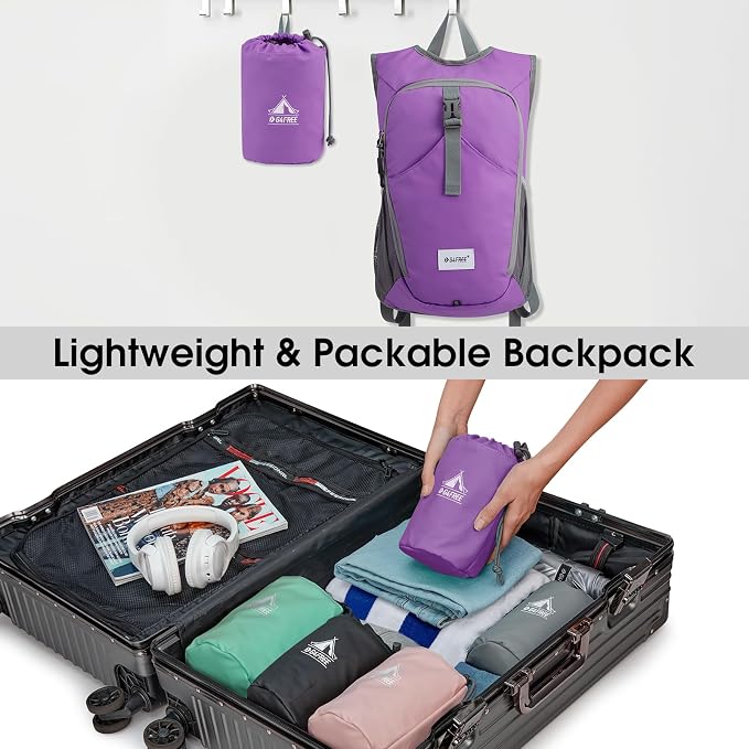 G4Free 10L Hiking Backpack, Lightweight Small Hiking Daypack Outdoor Travel - Image 4