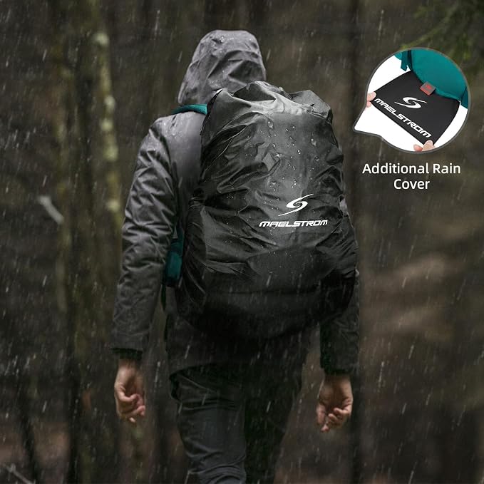 Maelstrom Hiking Backpack, 40L Waterproof Camping Daypack - Image 6