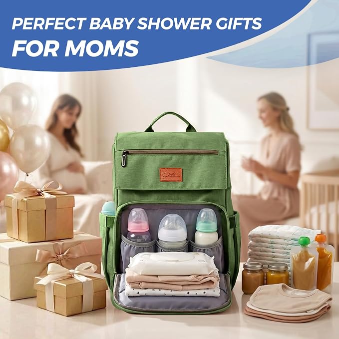 PILLANI Baby Diaper Bag Backpack - Image 7