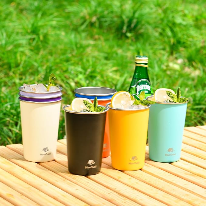 8 Pack Stainless Steel Cups 16oz - Image 5