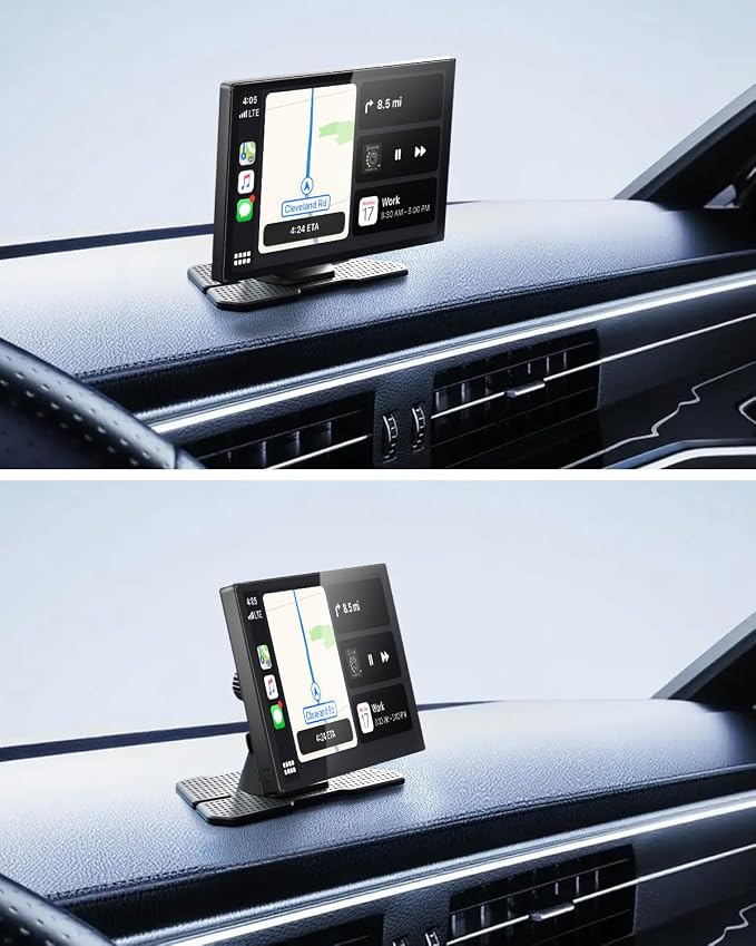Carplay Holder Mount for 7/9/10.26” Portable CarPlay Screen Mount, GPS Holder - Image 6