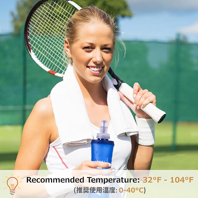 Azarxis TPU Soft Flask Collapsible Water Bottles BPA-Free 250ml 350ml 500ml - Image 8