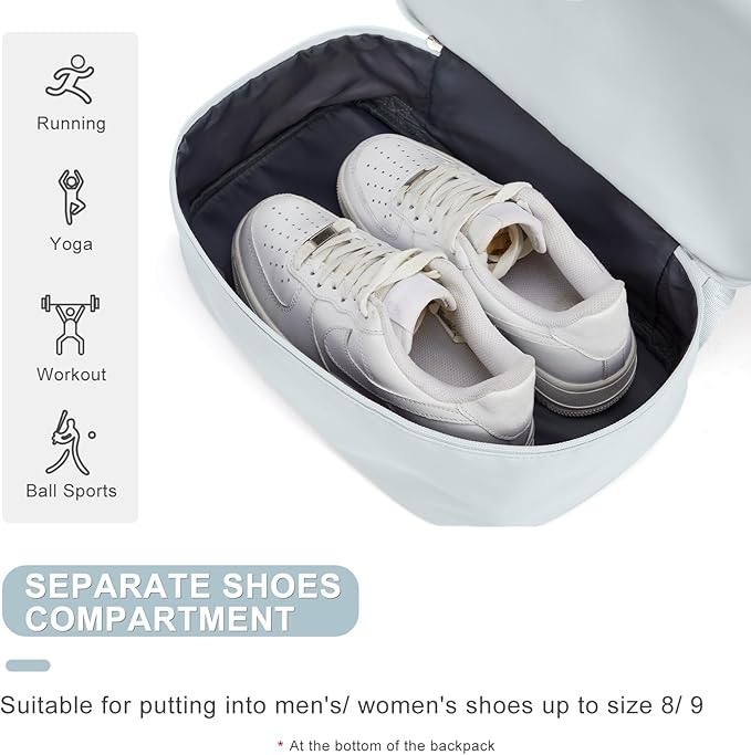 coofay Gym Backpack For Women Waterproof Sports Backpack - Image 5