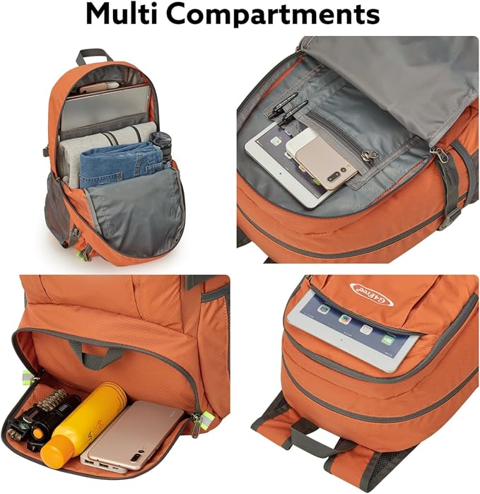 G4Free 40L Lightweight Packable Hiking Backpack, Waterproof Travel Daypack - Image 3