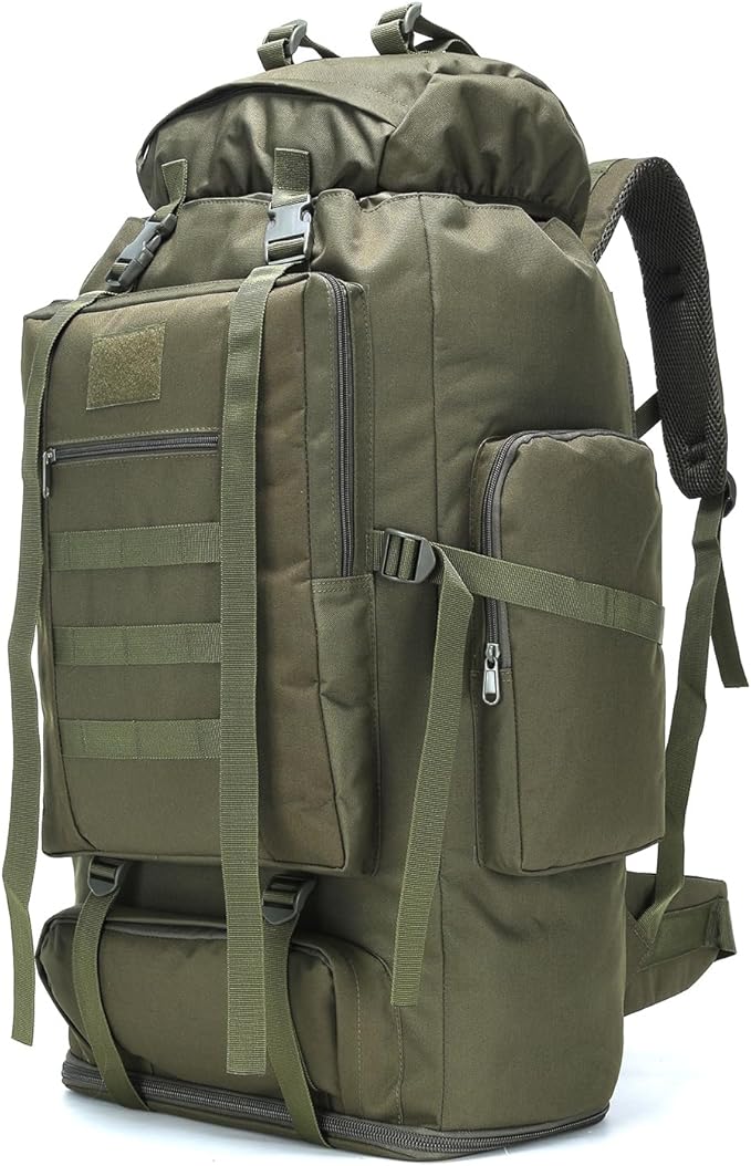 Hiking Backpack for Men 70L/100L Camping Backpack Military Rucksack Molle 3 by W+WINTMING