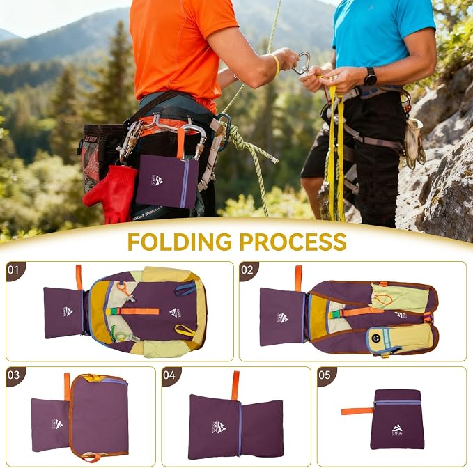 15L Small Hiking Backpack Travel Daypack Colorful Lightweight Packable Foldable - Image 7