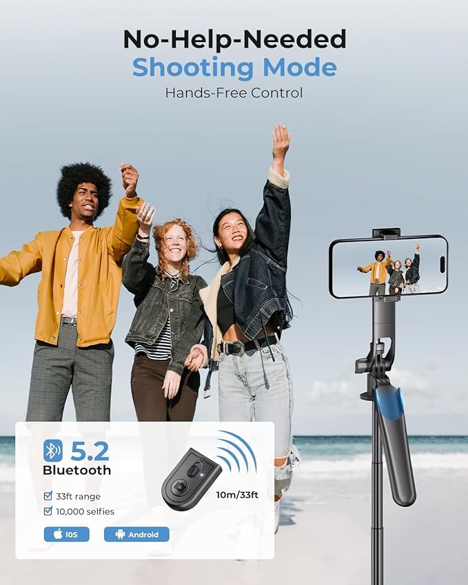 72" Phone Tripod, Tripod for iPhone - Image 5