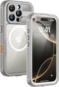 Lanhiem Magnetic for iPhone 16 Pro Case, IP68 Waterproof Dustproof Case by LanhiemHome