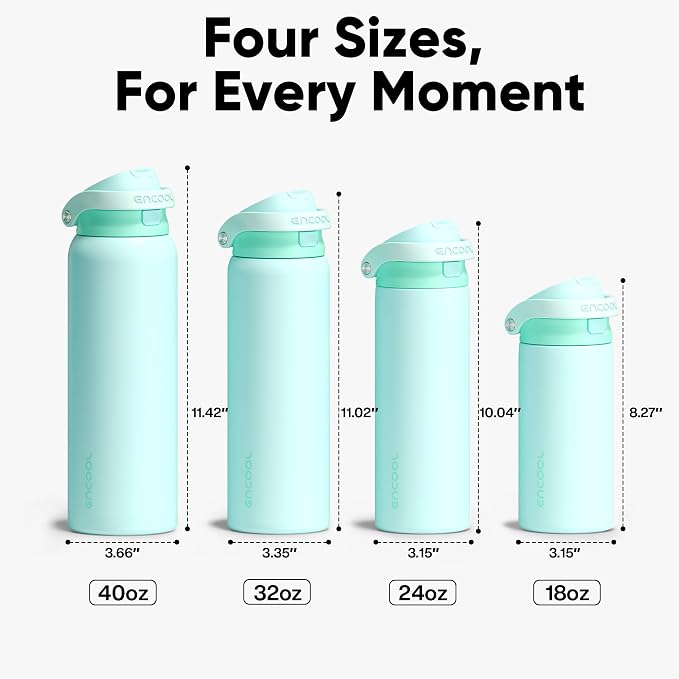ENCOOL Leakproof Insulated Water Bottle - Image 9